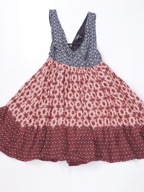 Lulus Dresses & Skirts - Lulus Dress La Vie Roses Navy Blue and Red Floral Print Sundress - Size Small